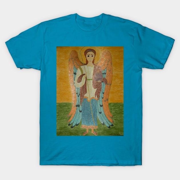 Saint Michael T-Shirt by DebiCady